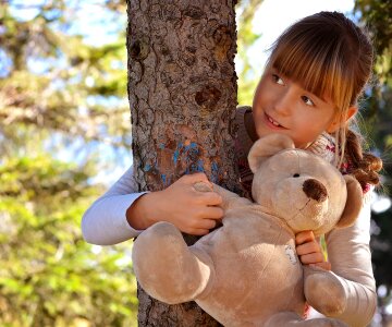 Teddy bear out nature
