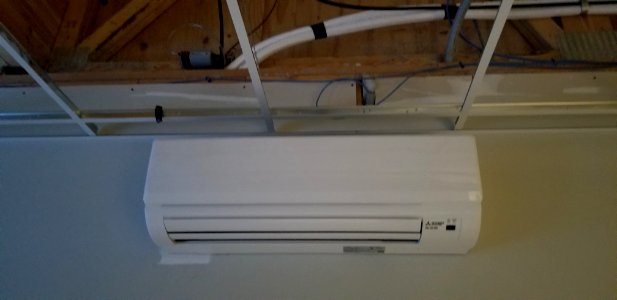 Canaan Valley National Wildlife Refuge Split air system unit installed typical 2