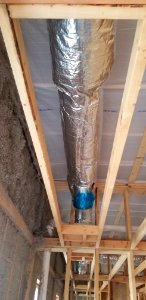 Canaan Valley National Wildlife Refuge HVAC Duct wrap installed