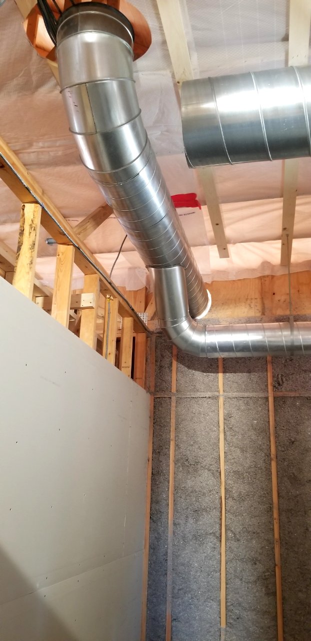 Canaan Valley National Wildlife Refuge - HVAC main ductwork in private offices