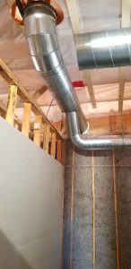 Canaan Valley National Wildlife Refuge - HVAC main ductwork in private offices