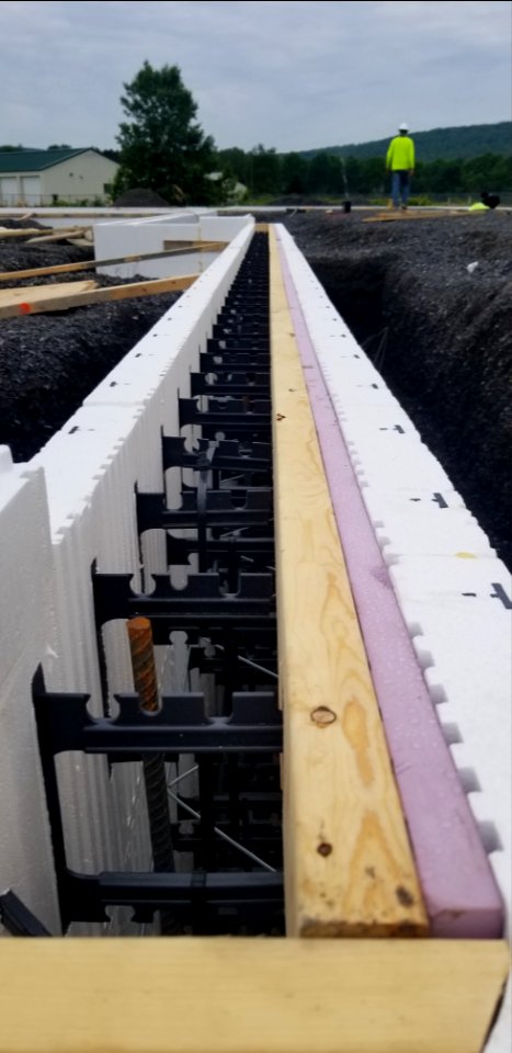 Stem Wall furrowing work