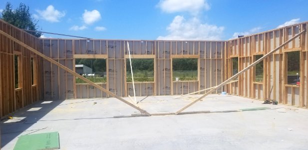 CVNWR Exterior wall in open offices