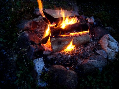 Campfire, Tofino photo