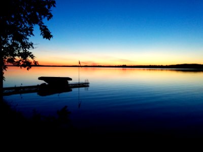 Bay of Quinte sunset, 19 June 2014 photo