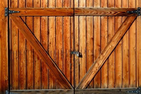 Wooden entrance rustic