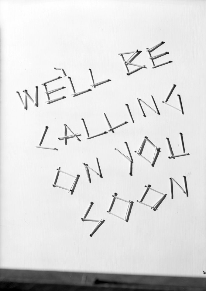 "We'll be calling on you soon" in matches - Spitzer Mills