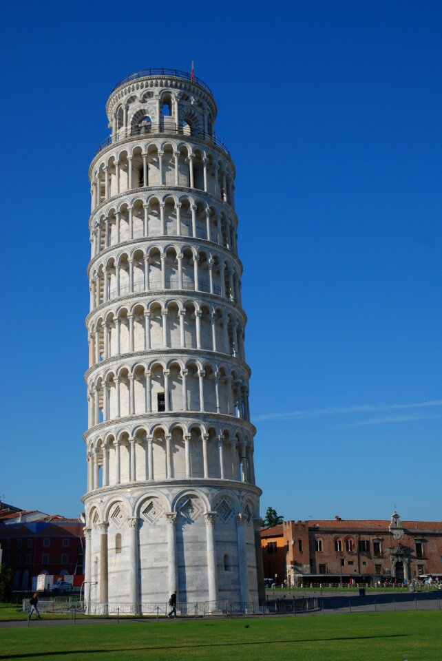 Baptistery tuscany the leaning tower