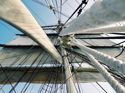 Ship boat mast photo