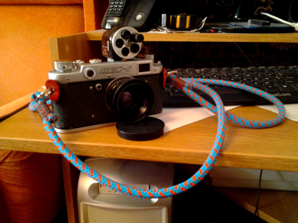 FED-2 + Jupiter-12 + Universal Revolver Viewfinder + Handmade rope strap ^ ^