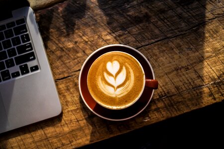 Drink cappuccino caffeine photo