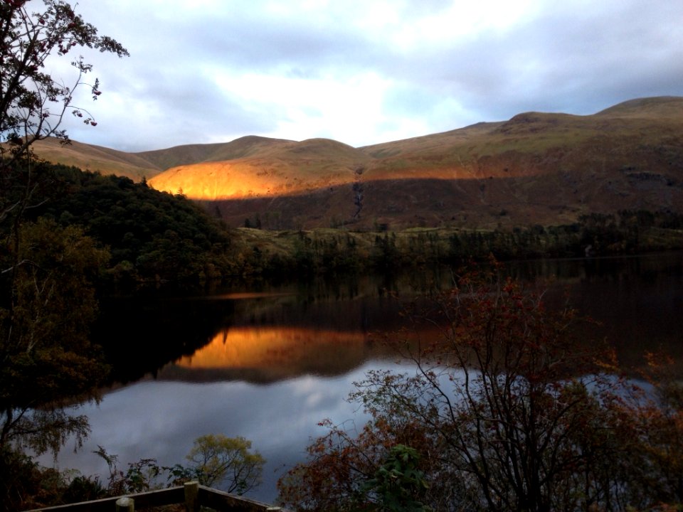 A beautiful sunset, Lake Districts, on my iphone 4s