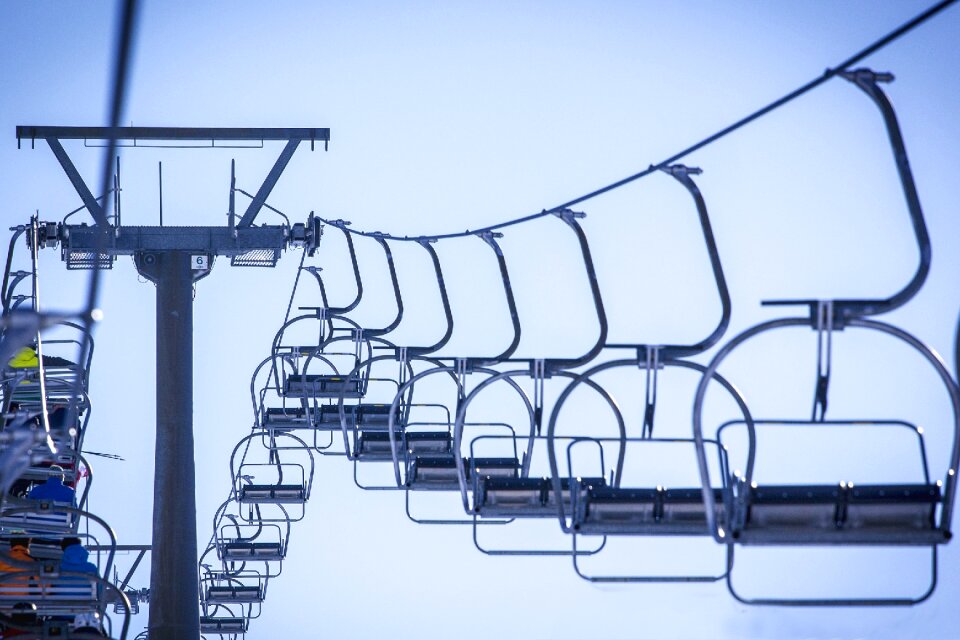 Resort skier recreation