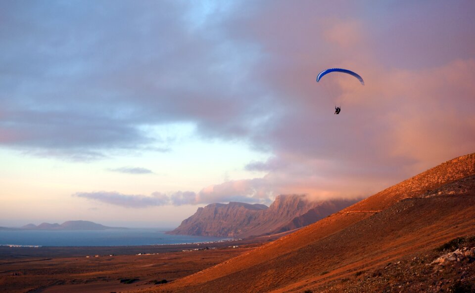 Canary islands sky sunset