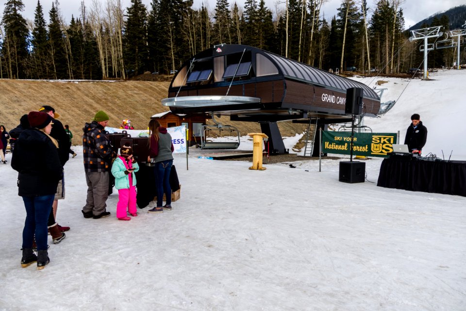 Arizona Snowbowl Grand Canyon Express Ski Lift Opening Celebration