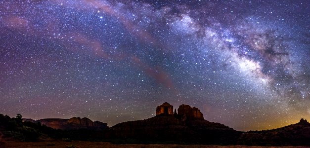 Milky Way over Cathedral Rock