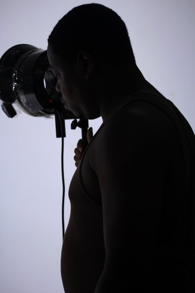 Silhouette shadow man