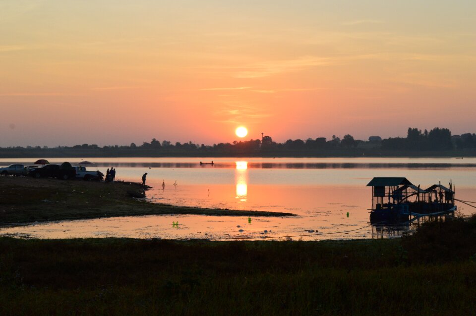 In the morning korat sunset