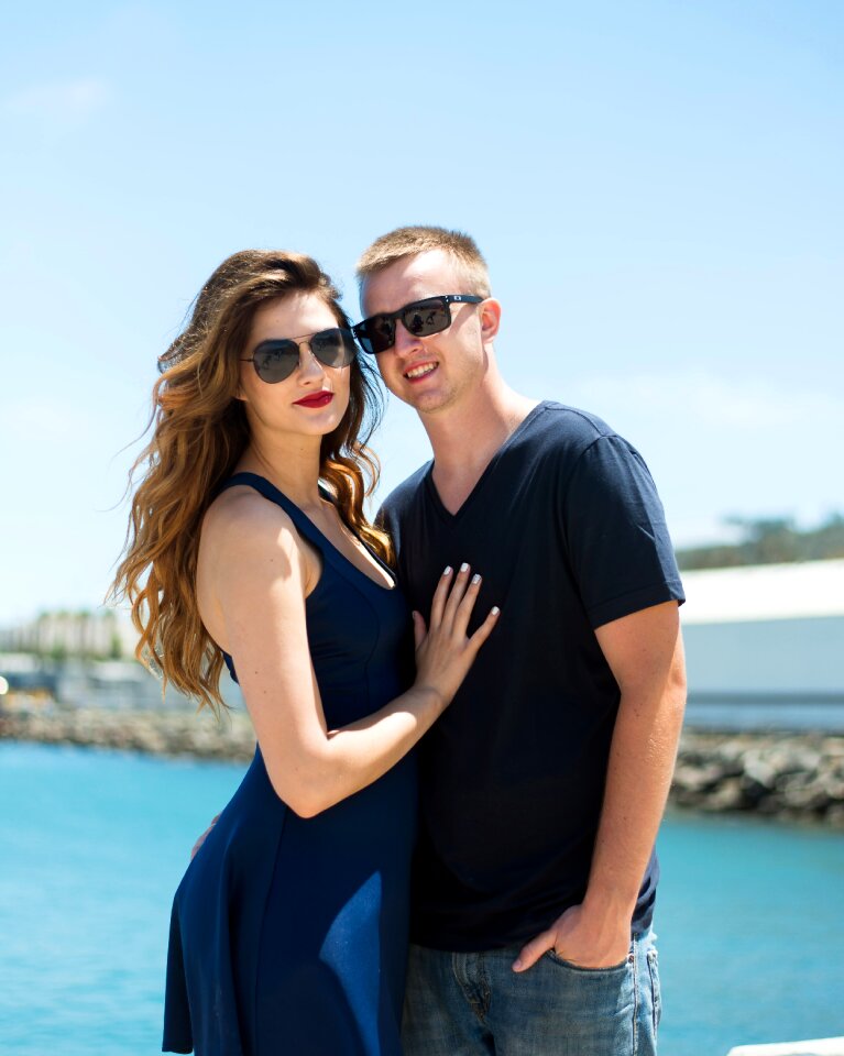 Young love romantic couple