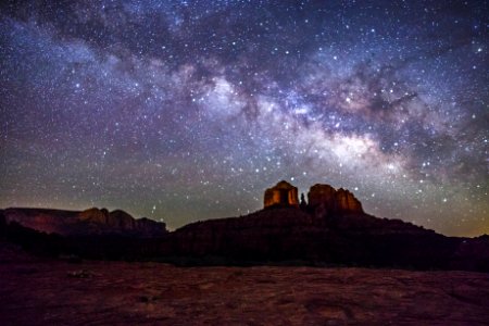 Milky Way over Cathedral Rock