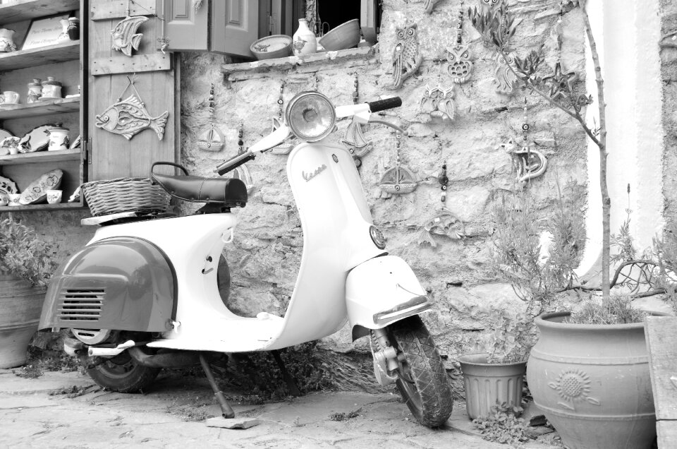 Karpathos white black