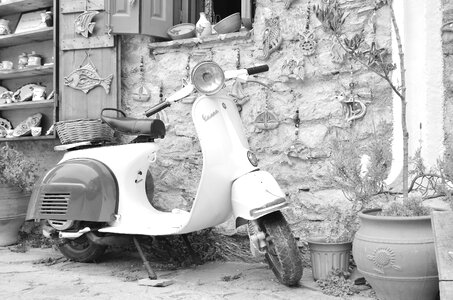 Karpathos white black
