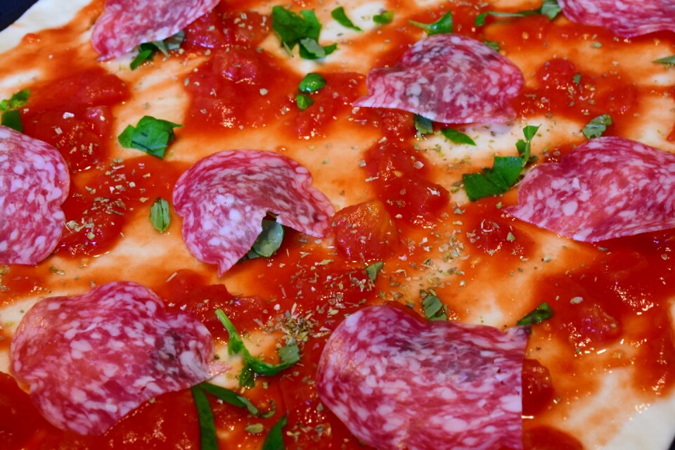 Salami dough italian