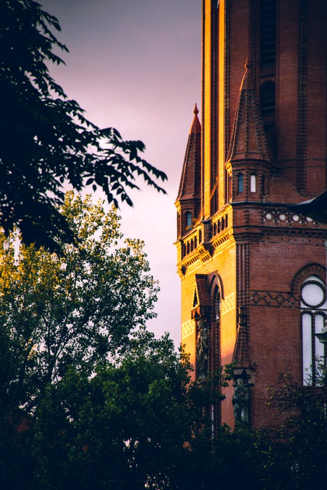 Church in Evening Light photo