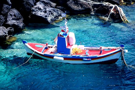 Colorful boat Hori2 photo