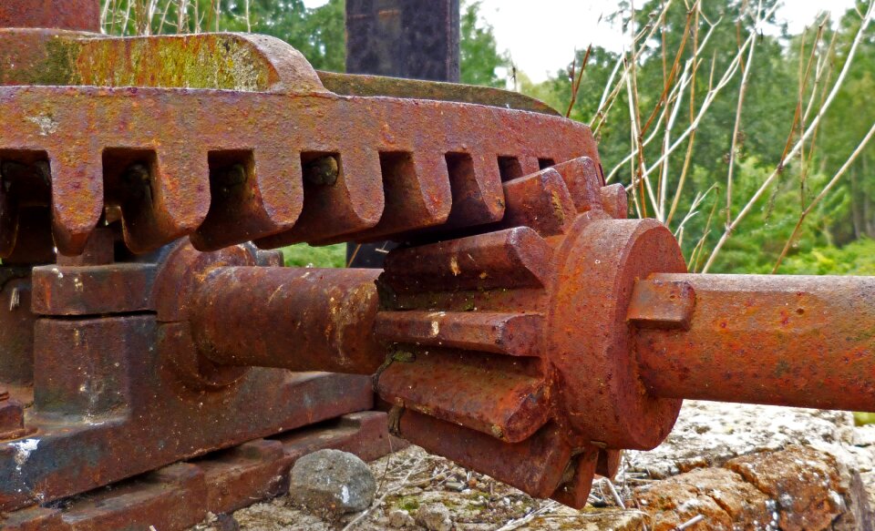 Mechanism old rusty