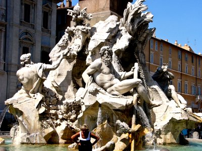 Piazza Navona: fountains photo
