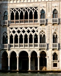 Venice Grand Canal building facade photo