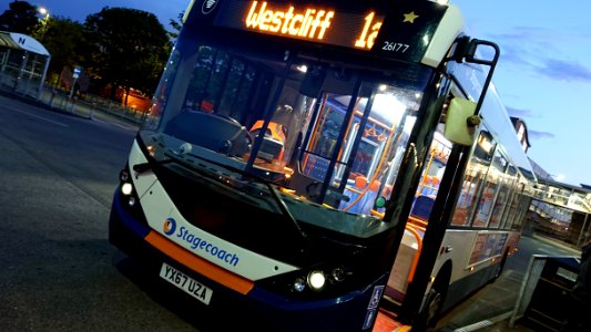 YX67 UZA on the evening 1a circular