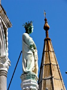 Venice Basilica St. Marco rooftop sculpture