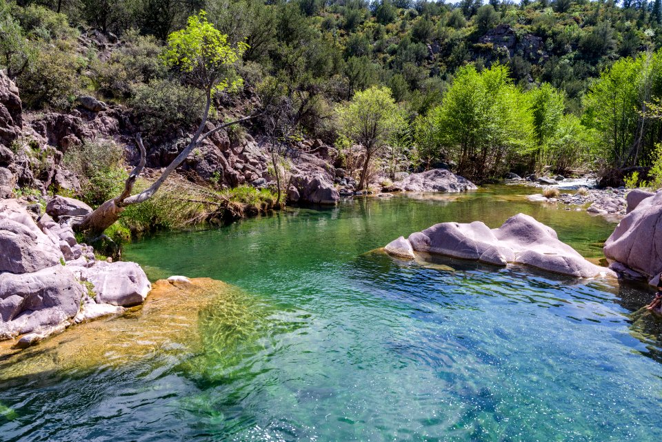 Sally May on Fossil Creek