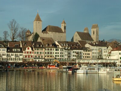 Lake zurich canton st castle