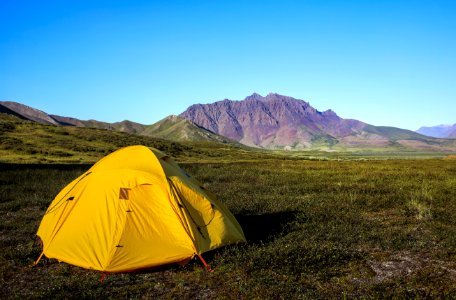 Tents and Copter Peak