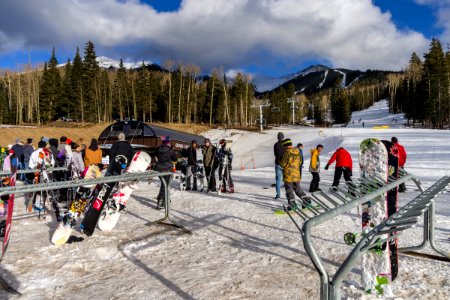 Arizona Snowbowl Grand Canyon Express Ski Lift Opening Celebration photo