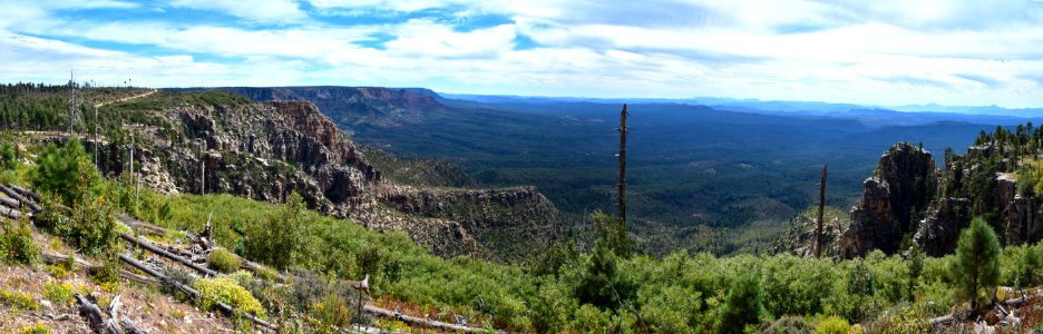 Mogollon Rim Panorama photo