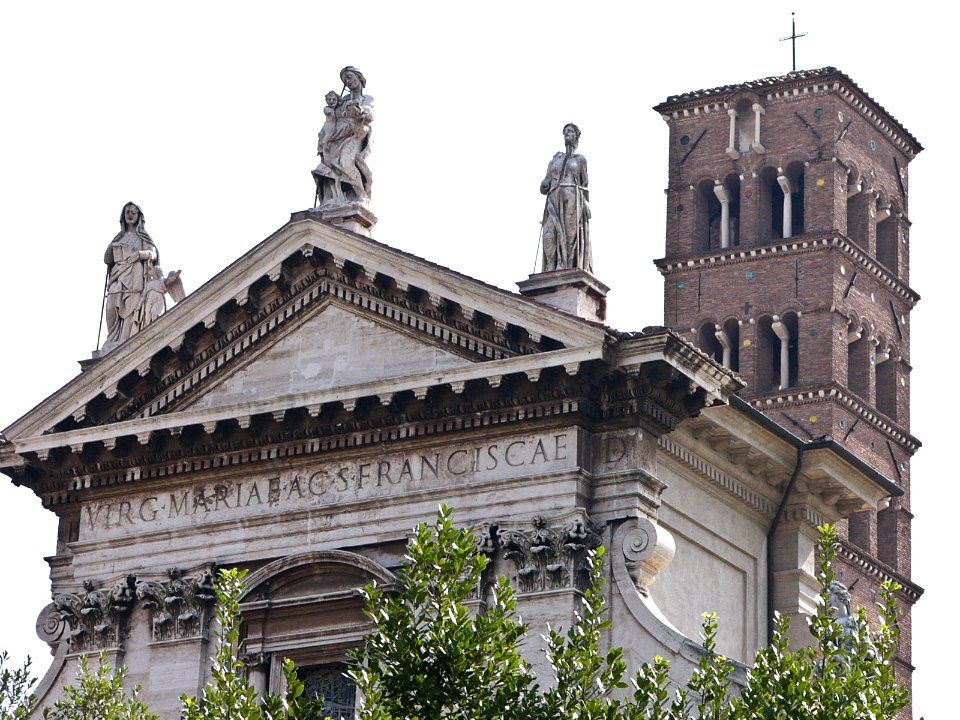Roman Forum: building facade