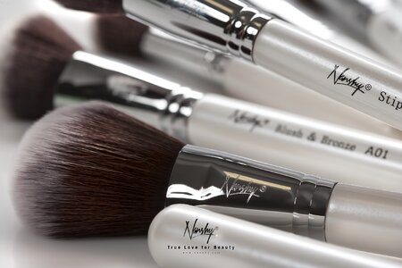 Makeup set brush photo