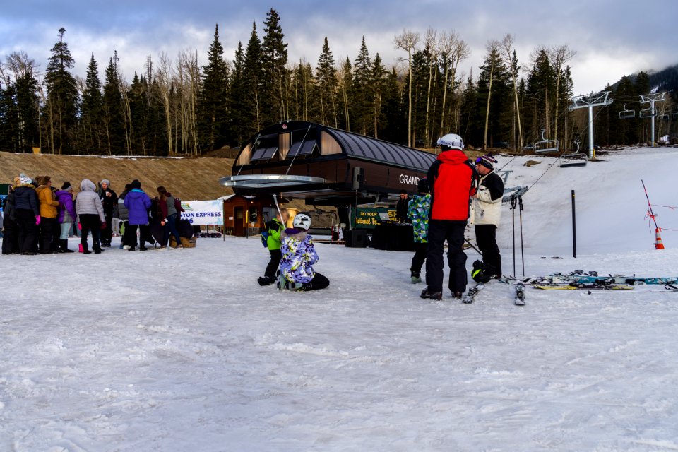 Arizona Snowbowl Grand Canyon Express Ski Lift Opening Celebration