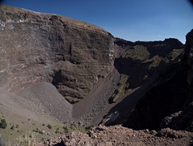 Crater, Mt Vesuvius