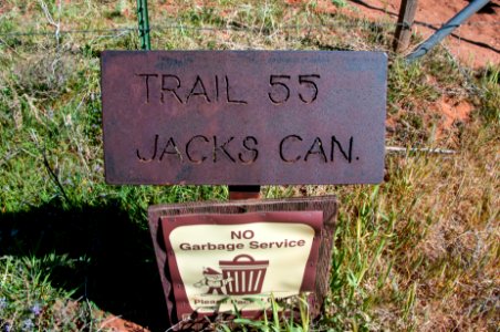 Jacks Canyon Trail No. 55