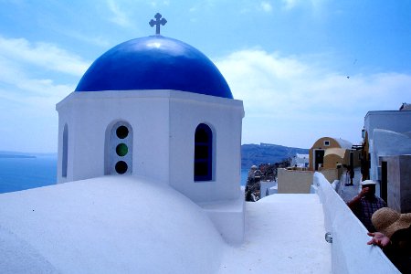 Oia church photo