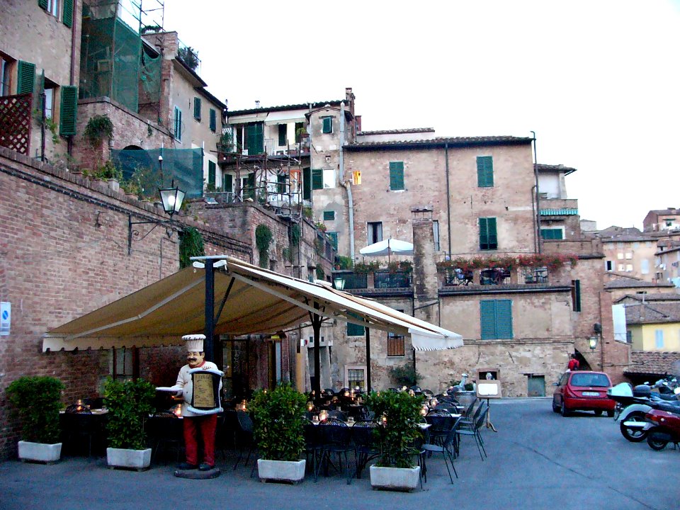 Siena restaurant: best pasta ever with great view