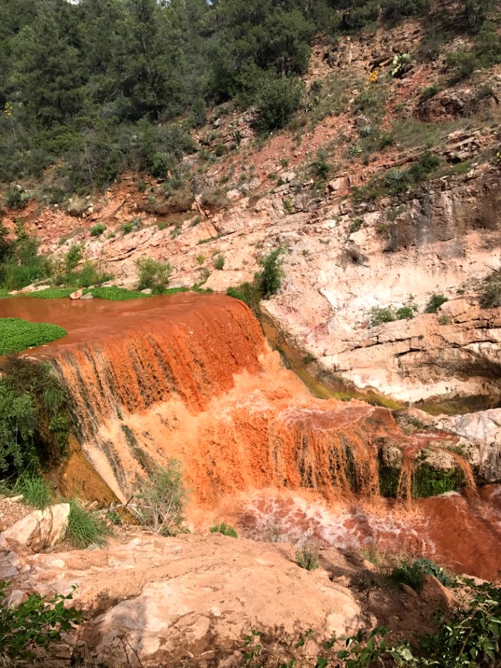 Monsoon flooding at Fossil Creek Dam