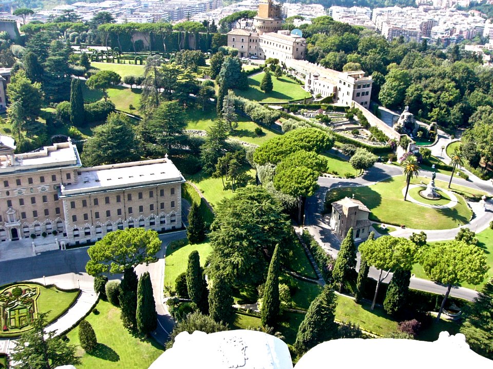 Vatican: rooftop overview