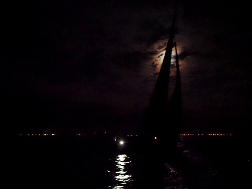 Full moon sailing