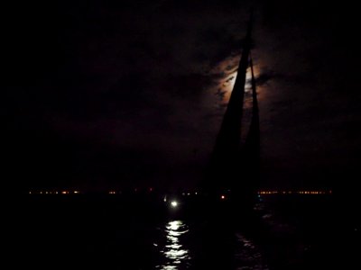 Full moon sailing photo